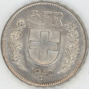 5 Francs 1940 (vz+)