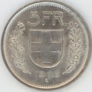 5 Francs 1966 (vz+)