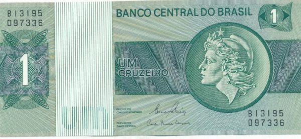 Brésil 1 Cruzeiro (1970-72) Neuf