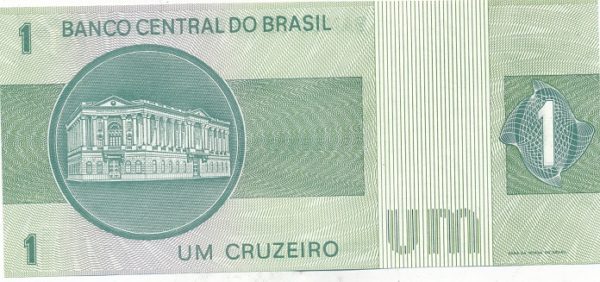 Brésil 1 Cruzeiro (1970-72) Neuf – Image 2