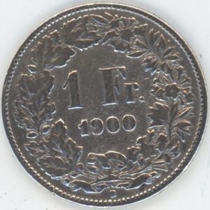 1 Franc 1900 (s-)