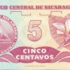 Nicaragua 5 Centavos 1991 Neuf – Image 2