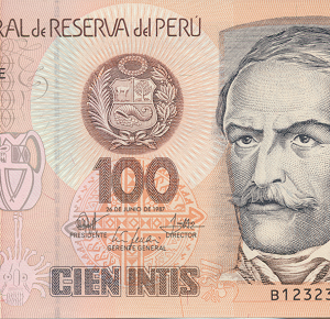 Pérou 100 Intis 1987 Neuf