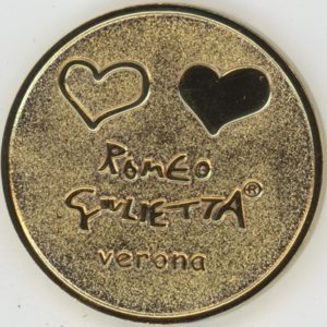 Médaille Souvenir Roméo et Juliette Verona (unz)