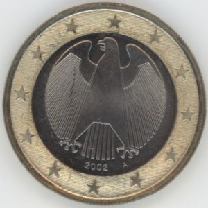 Allemagne 1 Euro 2002 A (vz-unz)