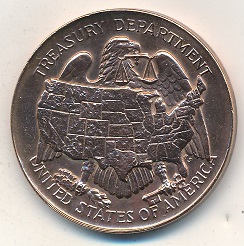 Médaille Treasury Departement USA