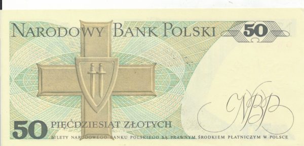 Pologne 50 Zlotych 1988 Neuf – Image 2