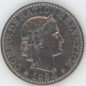 20 Centimes 1934 (ss)
