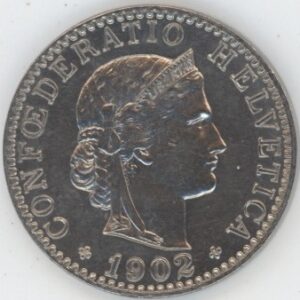 20 centimes 1902 (ss+)