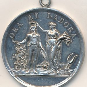 Médaille Société d'agriculture "Agricolae Bene Merenti" en argent