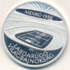 Hongrie 500 Forint 1986 (Mexico 86) vz-unz en argent – Image 2