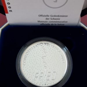 20 Francs comm. 2003 (PP) Ski WM St. Moritz
