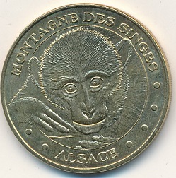 Monnaie de Paris Montagne des Singes Alsace 2011 (vz)