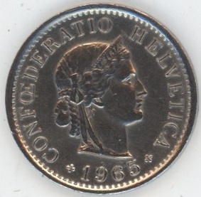 5 Centimes 1965 (ss-vz)