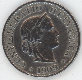 5 Centimes 1909 (ss)