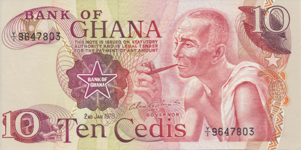 Ghana 10 Cedis 1978 Neuf