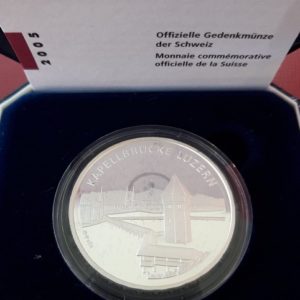 20 Francs comm. 2005 (PP) Kapellbrücke Luzern
