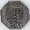 Médaille Valais 700 ème Ann. Confédération Helvétique en argent 999
