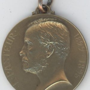 Médaille Souvenir du Centenaire Louis Pasteur 1822-1922