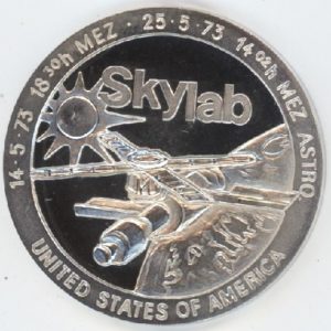 Médaille Skylab en argent