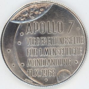 Médaille Apollo 7 en argent