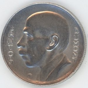 Brésil 5000 Reis 1938 (ss-vz) en argent
