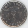 Belgique 1 Franc 1928 FL (ss+)