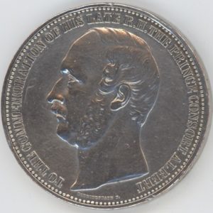 Médaille international Exhibition 1862  Prince Consort Albert (ss) en argent