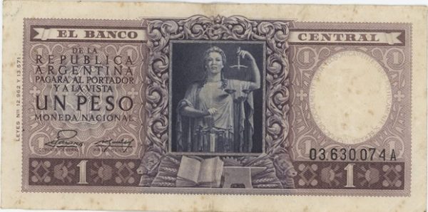 Argentina 1 Peso 1947