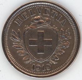 1 Centime 1919 (ss+)