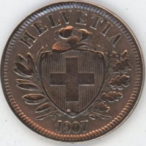 2 Centimes 1907 (ss-vz)
