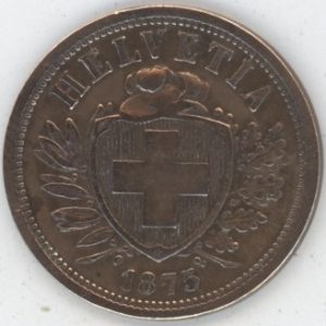 2 Centimes 1875 (ss)