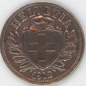 2 Centimes 1902 (ss+)