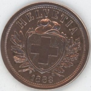 2 Centimes 1883 (-unz)