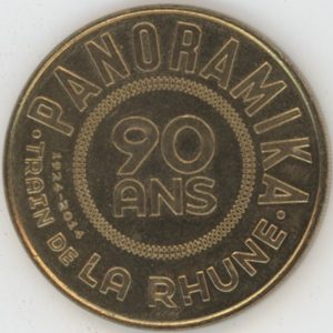 Monnaie de Paris 90 Ans Train de la Rhune Panoramika 2014 (vz-unz)