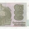 Argentina 500 Australes ND (1988-90) Neuf – Image 2
