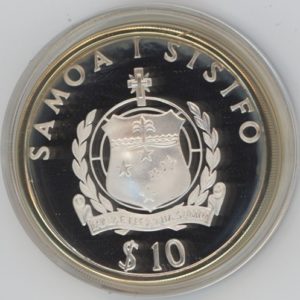 Samoa 10 Tala 1986 (proof) en argent