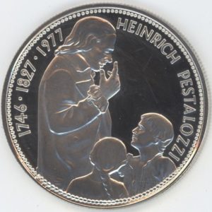 Médaille Heinrich Pestalozzi en argent