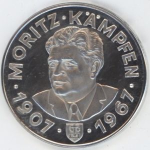 Médaille Moritz Kämpfen 1907-1967 en argent