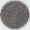 Allemagne 5 Mark 1951 D (ss) en argent