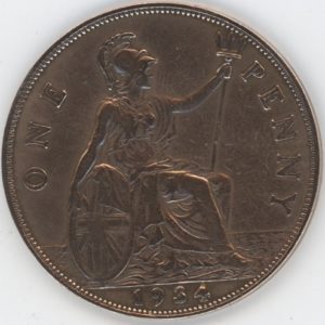 Grande-Bretagne Penny 1934 George V (ss)