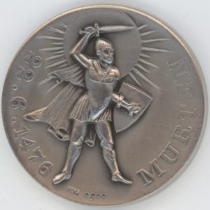 Médaille Murten en Argent 0.900 Mate
