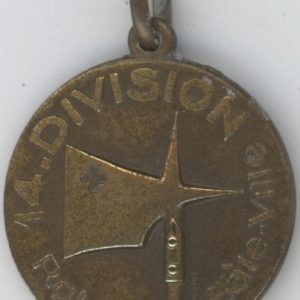 Médaille Militaire Noel 1944 / 14.Division Bâle-Ville