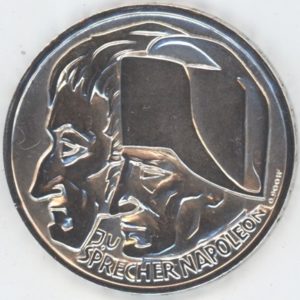 Médaille Grisons 1803-1953 / J. U. Sprecher Napoleon en argent