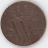 Pays-Bas 1/2 Cent 1857 William III (s-ss)