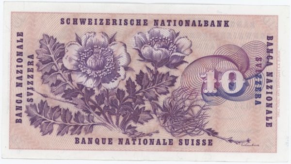 10 Francs 1977 (Gottfried Keller) – Image 2