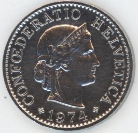 5 Centimes 1974 (vz)