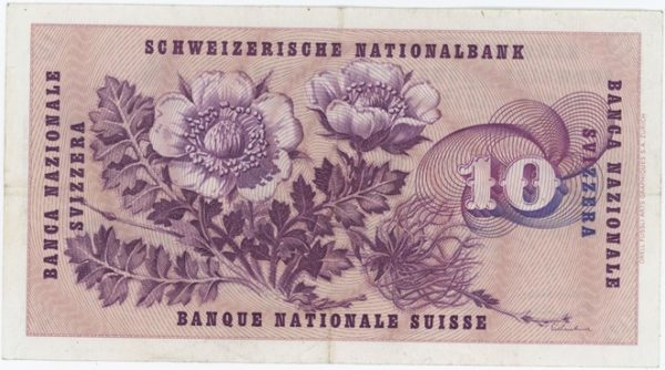 10 Francs 1964 (Gottfried Keller) – Image 2