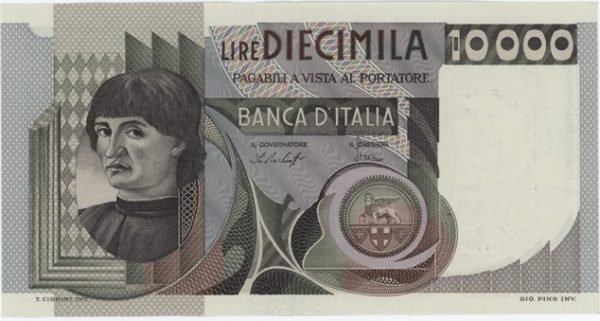 10000 Lire 1978 del Castagno