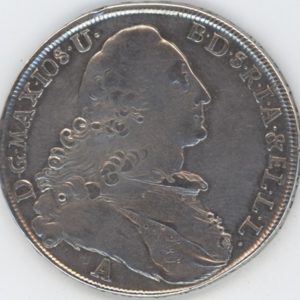 Germany Bavaria 1 Thaler 1775 Maximilien III Joseph (s-ss) en argent